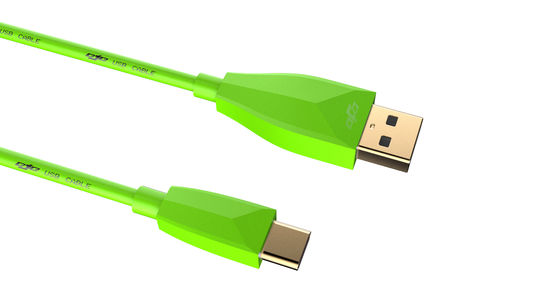 Green High Speed USB 3.1 Lightning Cable Copper Core 480Mbps Data Sync